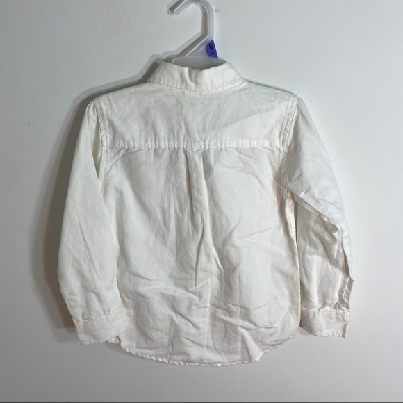 Gymboree White Button Down Dog Embroidered NWT Small - Picture 5 of 6